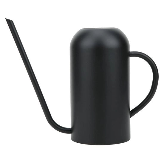 Giocello in acciaio inossidabile 1,5L - Lunga fuoriuscita - Nero