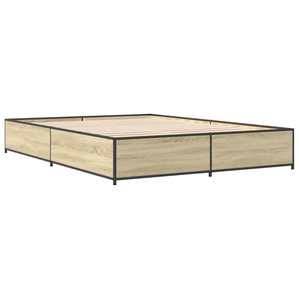 Giroletto Rovere Sonoma 120x200 cm in Legno Multistrato Metallo 3279848