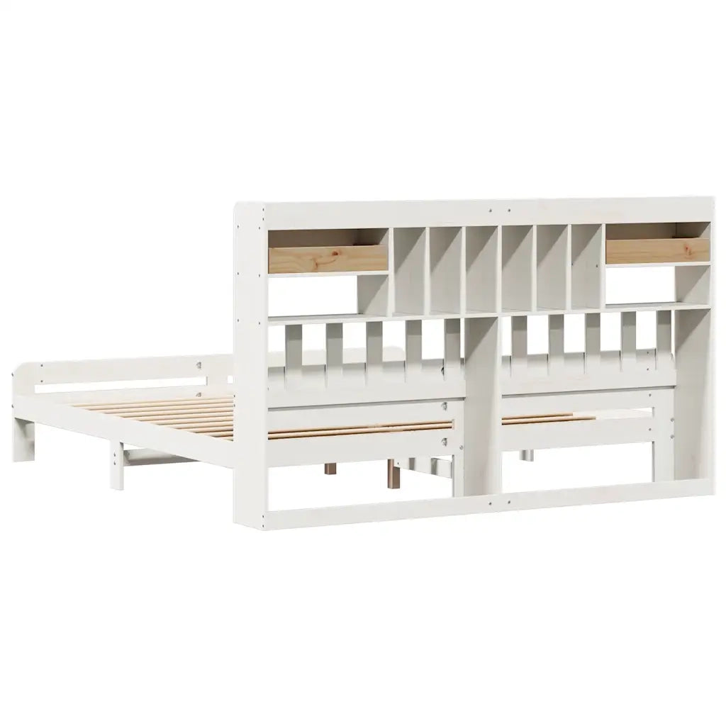 Giroletto con Libreria senza Materasso 180x200 cm in Legno Pino 3308874
