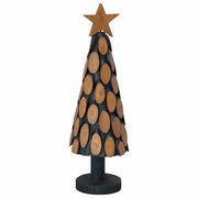 Albero di Natale-Albero Natalizio-Decorazioni natalizie Marrone 60 cm Legno massello di teak 716198