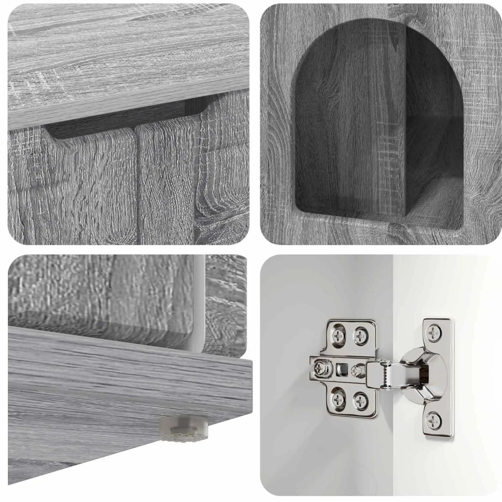 Casa per Gatti Grigio Sonoma 85 x 55 x 50,5 cm CFW7725589
