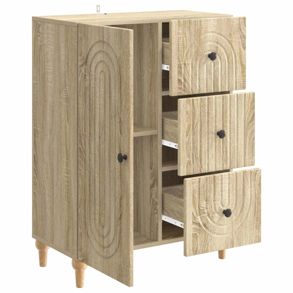 Credenza Rovere Sonoma 66 x 34,5 x 90 cm Legno ingegnerizzato 894167