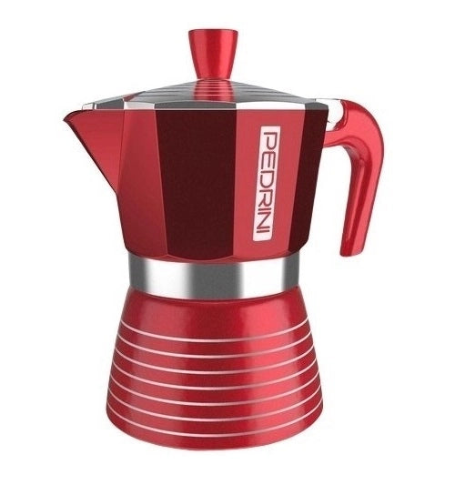 Caffettiera Caffè Moka infinity passion 1 tazza rossa Pedrini