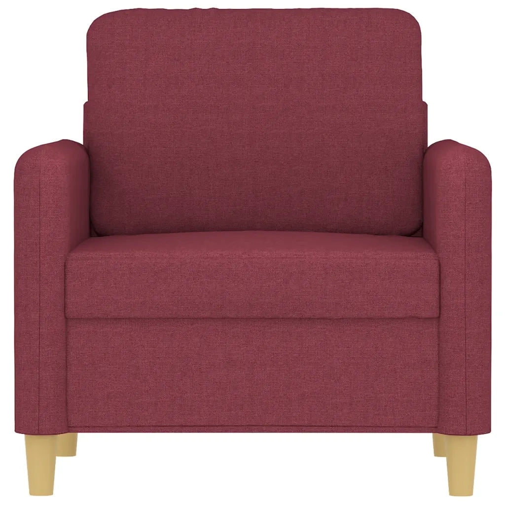 Divano Sedia-Poltrona Rosso Vino 60 cm in Tessuto 571741