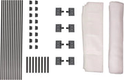 Kit di tunnel per hefbed composto da 4 pezzi da 2 m - tunnel per hefbed con accessori inclusi