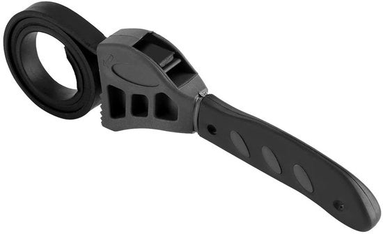 Chiave a gomito universale - Chiave a gomito regolabile - Chiave a tubo pesante in gomma - Chiave a dente - Opener per pentole - Cinghia in gomma rinforzata