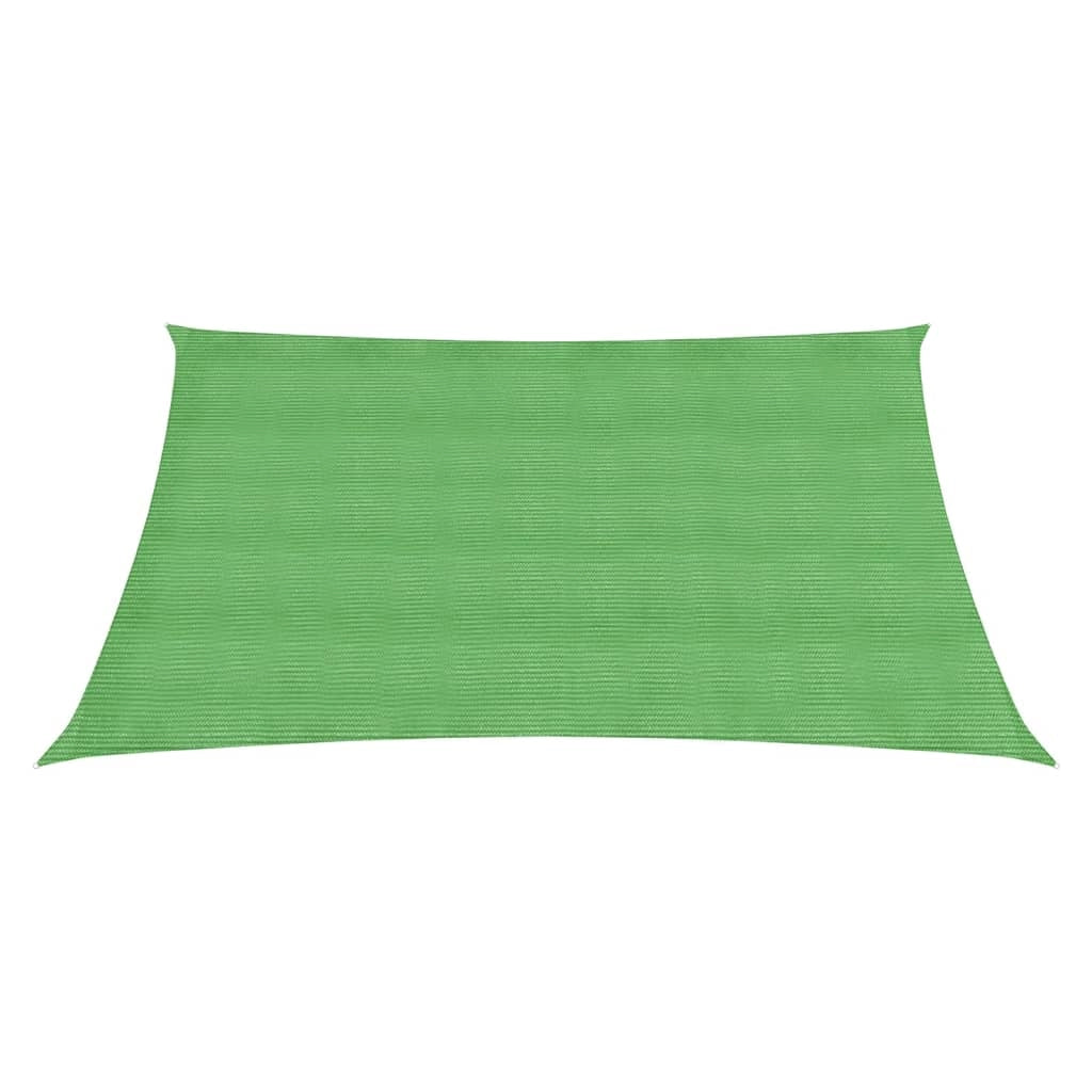 Vela ombreggiante/ombrellone 160 g/m² HDPE 3/4 x 2 m verde chiaro 02_0009376