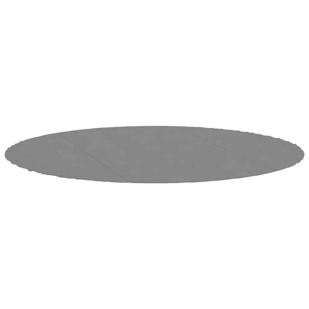 Telo Sotto Piscina Grigio Chiaro Ø366 cm Geotessile Poliestere 94225