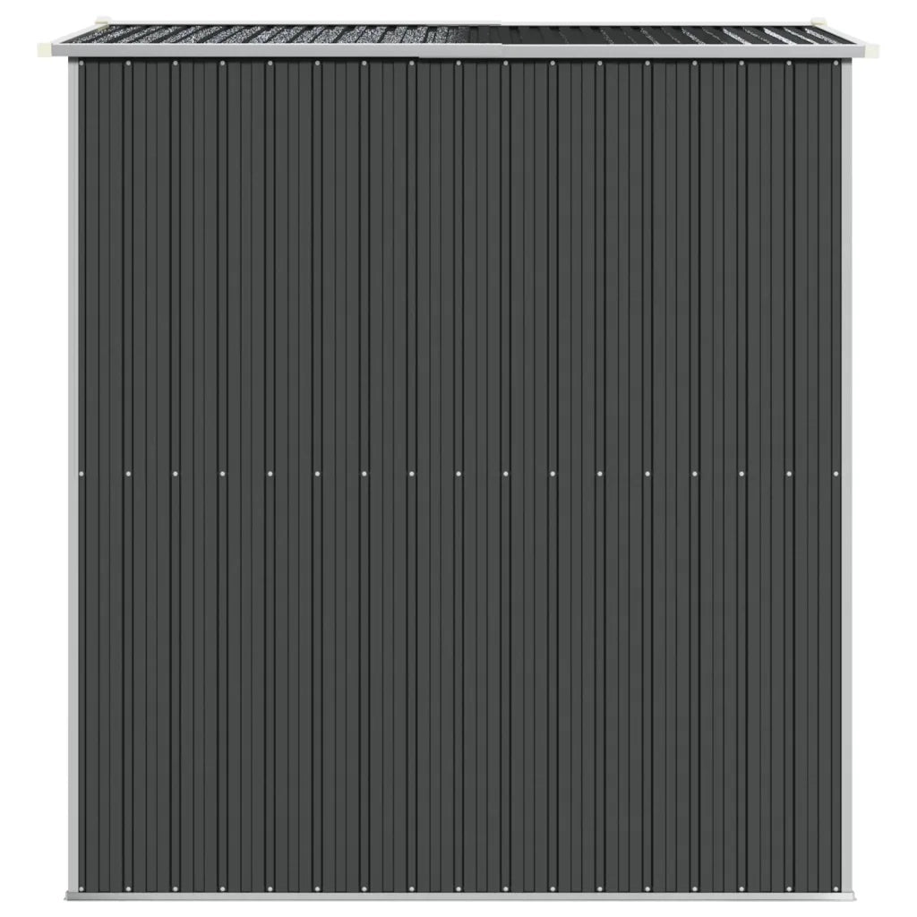 Capanno da Giardino Antracite 192x191x223 cm in Acciaio Zincato cod mxl 65891