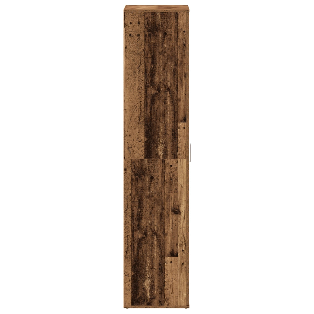 Mobile per Scarpe Legno Vecchio 80x39x180 cm Legno Ingegnierizzato