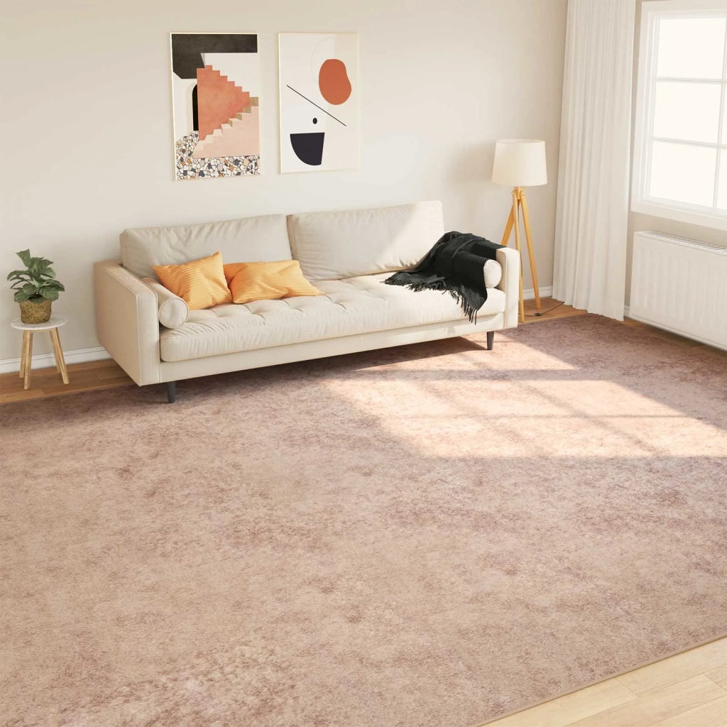 Runner Tappeto MARSA Sabbia 300 x 400 cm Poliestere e PVC