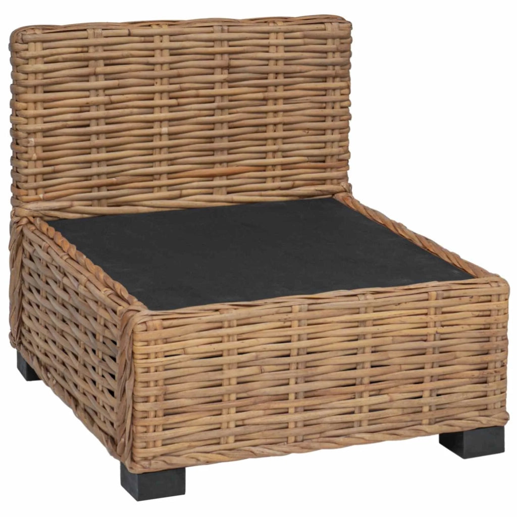 Divano Medio con Cuscini GENDT Rattan naturale Naturale 42034388