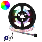 Striscia LED 12 pcs Nero e trasparente 450 mm Rame e plastica 3429097