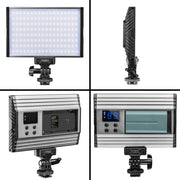 LED Niova 150 Bi Color Luce fotografica per video, lampada on-camera 15 W, temperatura colore regolabile 3200-566 K, dimmerabile