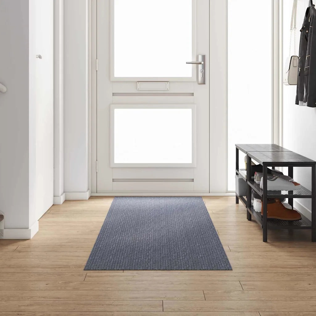 Runner in Moquette | Runner Tappeto Grigio chiaro 80 x 300 cm Tessuto