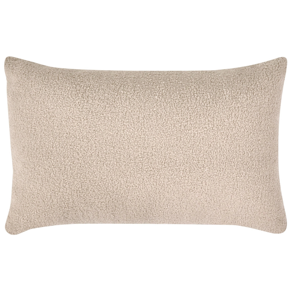 Modulo sedia bianco sporco bouclé 1 posto stile moderno