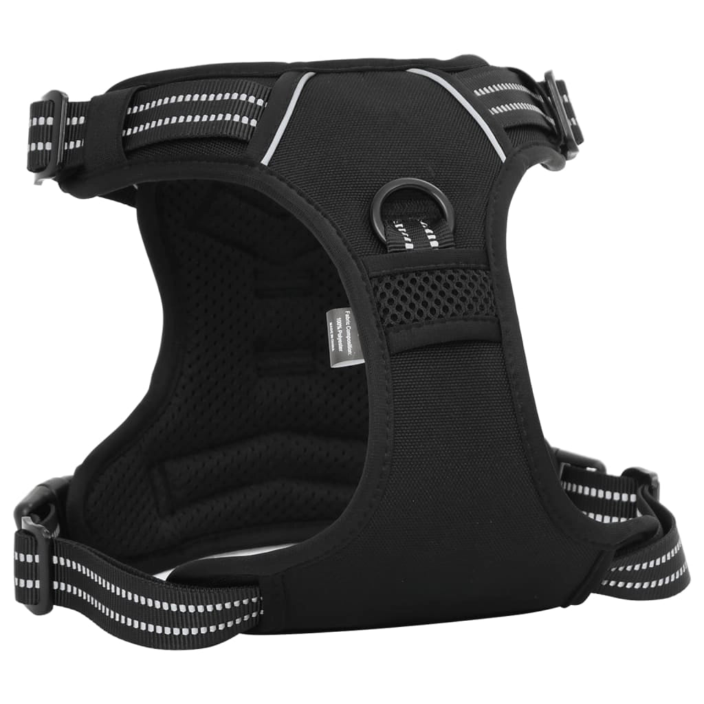 Pettorina regolabile per cani con strisce riflettenti x L Nero 02_0042343