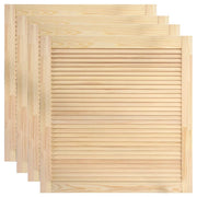 Porte a persiana 4 pezzi Legno massello di pino 61,5x59,4 cm 02_0003919