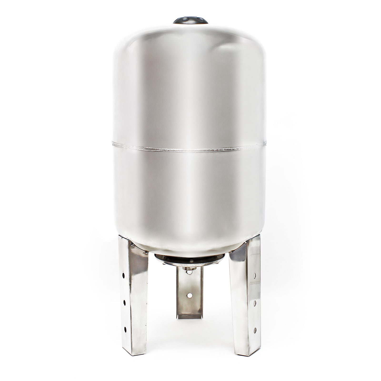 Vaso di espansione 100 l verticale acciaio inox per impianti idrici, sistemi autoclave, membrana EPDM