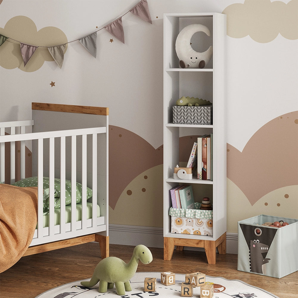 Vitalispa Scaffale per bambini Bianco/Artisan 35.2 x 159.5 cm