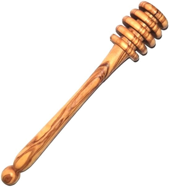 Lepel in Olihout per Honing e Siroppo - 15 cm - Druppello e Morsfreno - Realizzato in Olihout di Alta Qualità - Utile Accessorio - Adatto per Honing e Siroppo - Lepel in Legno