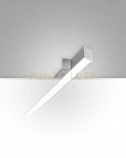 TURNER INCASSO A RASO ALLUMINIO 29W 3000K 3470LM OPALE IP40 100CM DIMMERABILE DALI