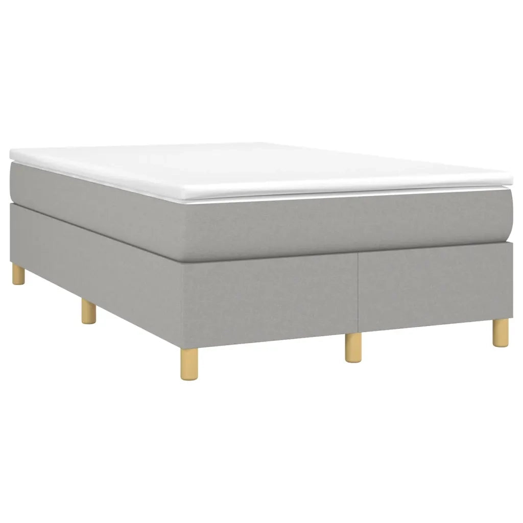 Struttura Letto a Rete a Molle Grigio Chiaro 120x200 cm Tessuto 3120945