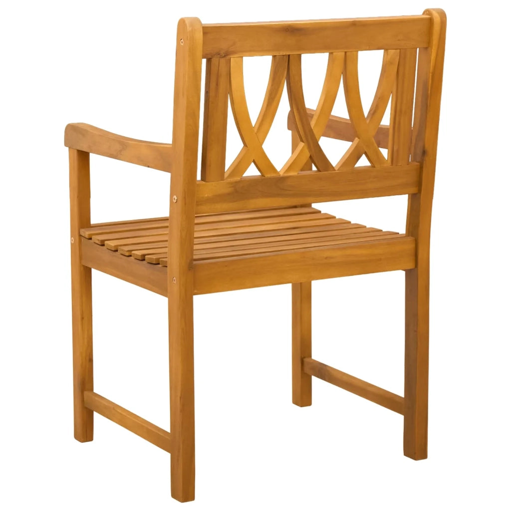 Panchina da esterno 8 pcs Naturale 56 x 55,5 x 90 cm 3416305