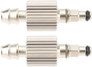 2 Pezzi di Fitting di Riempimento M4 con Porta di Bleed e Gomma O-Ring