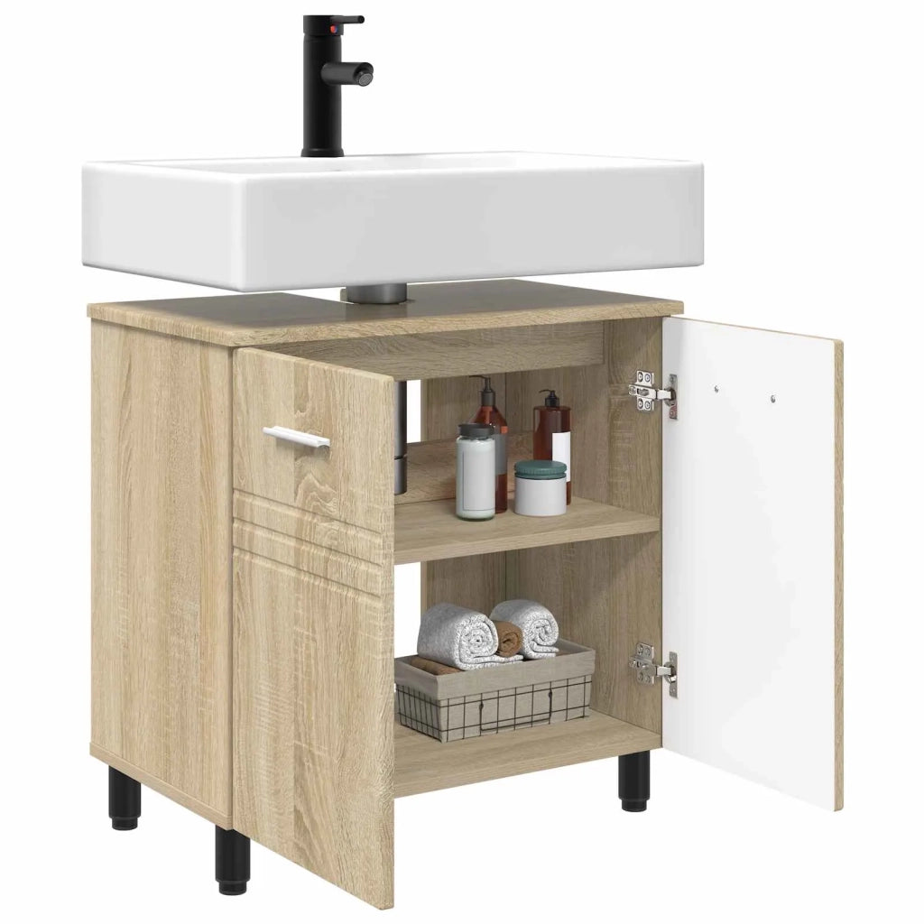 Mobiletto da Bagno | Armadio da bagno Rovere Sonoma 60 x 35 x 60 cm