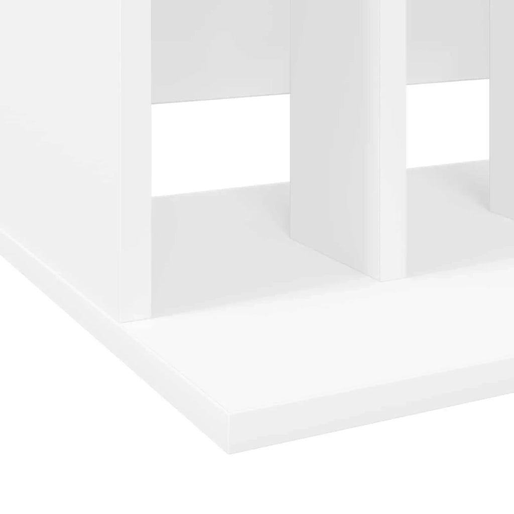 Storage per dischi in vinile Bianco 42 x 33 x 36 cm 8012834