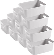 Organizzatore di stoccaggio in plastica - illuminato - cucina bagno - cassettone con maniglie