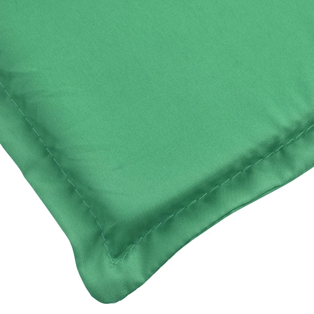 Cuscino per Lettino Verde 180x60x4 cm in Tessuto Oxford