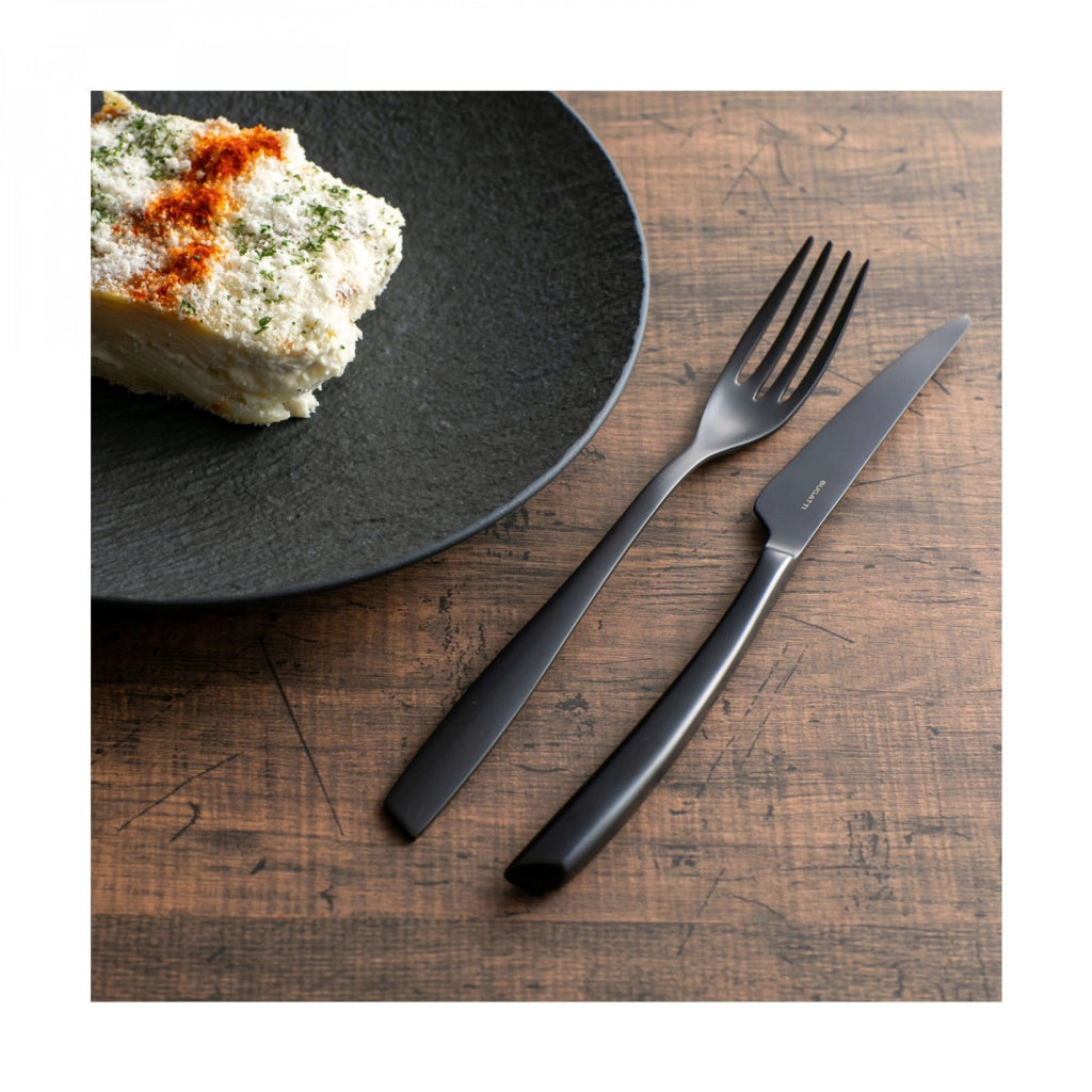 RIVIERA BLACK DIAMOND, Posate Set 24 Pz, Scatola Window, Casa