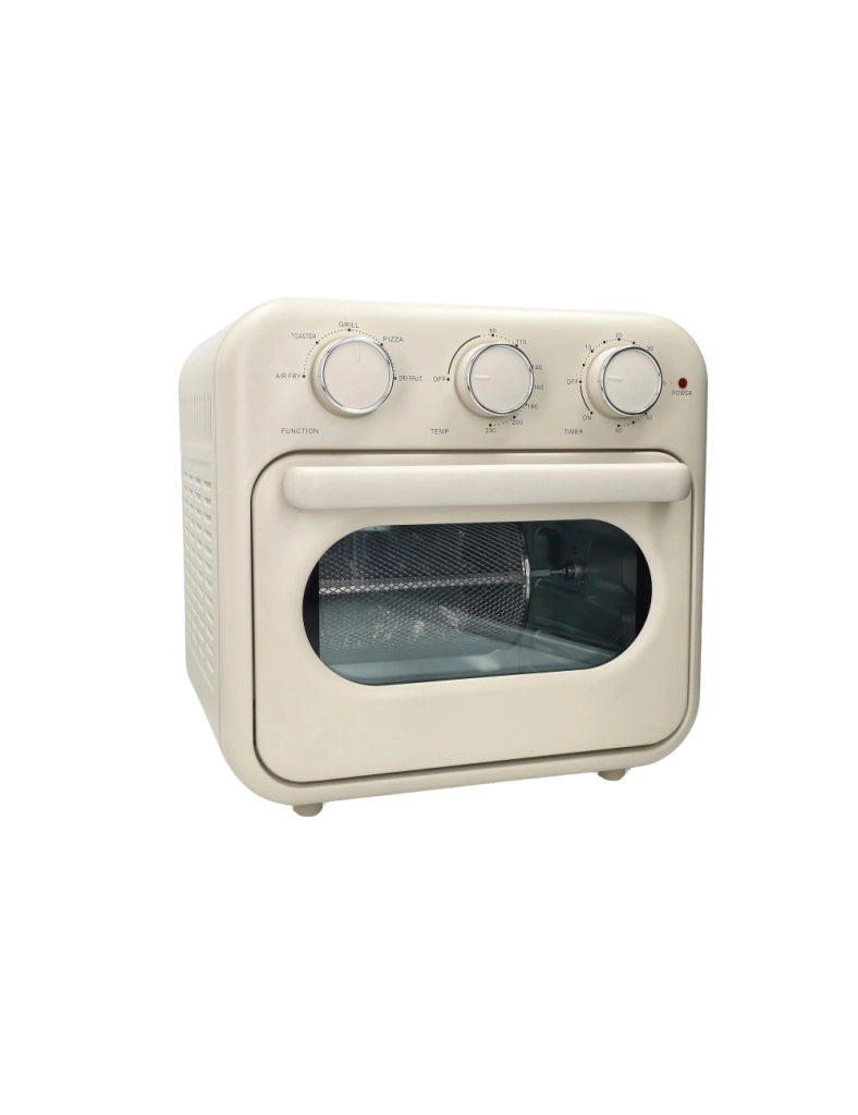 Forno Friggitrice ad Aria Techno Collection Brandani Avorio 16 Lt  Multifunzione con Cestello Rotante