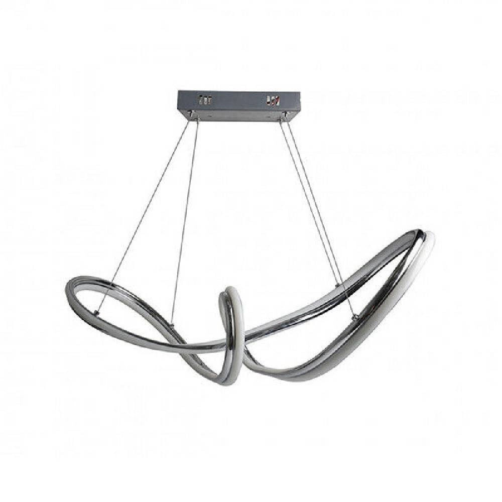 Trade Shop - Lampadario Led Intrecciato A Fiocco A Sospensione 57 W Luce 6500k 4000k 3000k A59 -