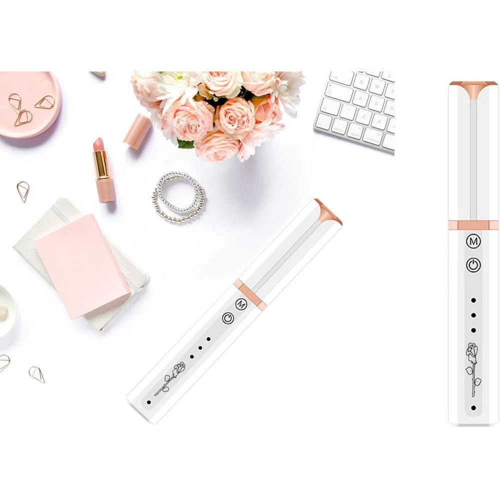 Trade Shop - Piegaciglia Elettrico Riscaldato Ricaricabile Usb Trucco Portatile Bellezza Make Up -