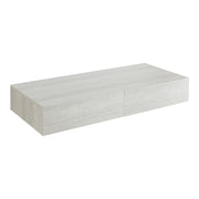 Mensola da parete con 2 cassetti 80 x 35 x 12 cm effetto cemento 03_0007008