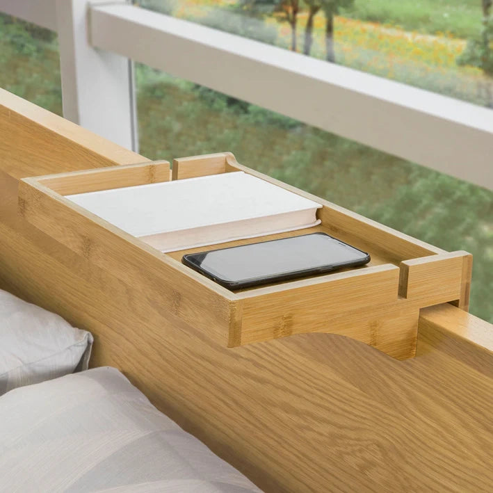 Vassoio da letto Mensole per Camerette Comodino Piccolo Portaoggetti sul Comodino Legno NKD01-N