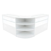 Set Banconi Andromeda LED C1200 x2 e LM60 – Bianco, Vetro, Chiavi