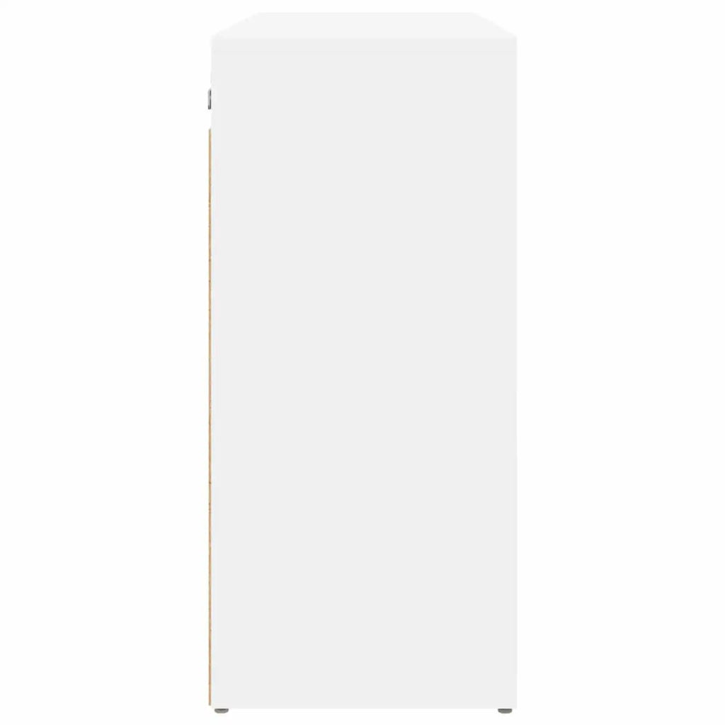 Mobile per scarpe-Scarpiera Bianco 77,5 x 30 x 67 cm Legno multistrato