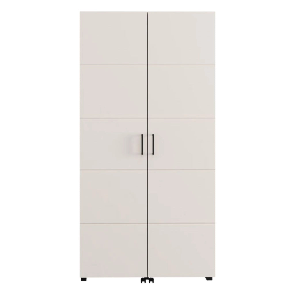Mobile Portascarpe Bled, Scarpiera 15 Ripiani, 92x33x185h cm Bianco Crema