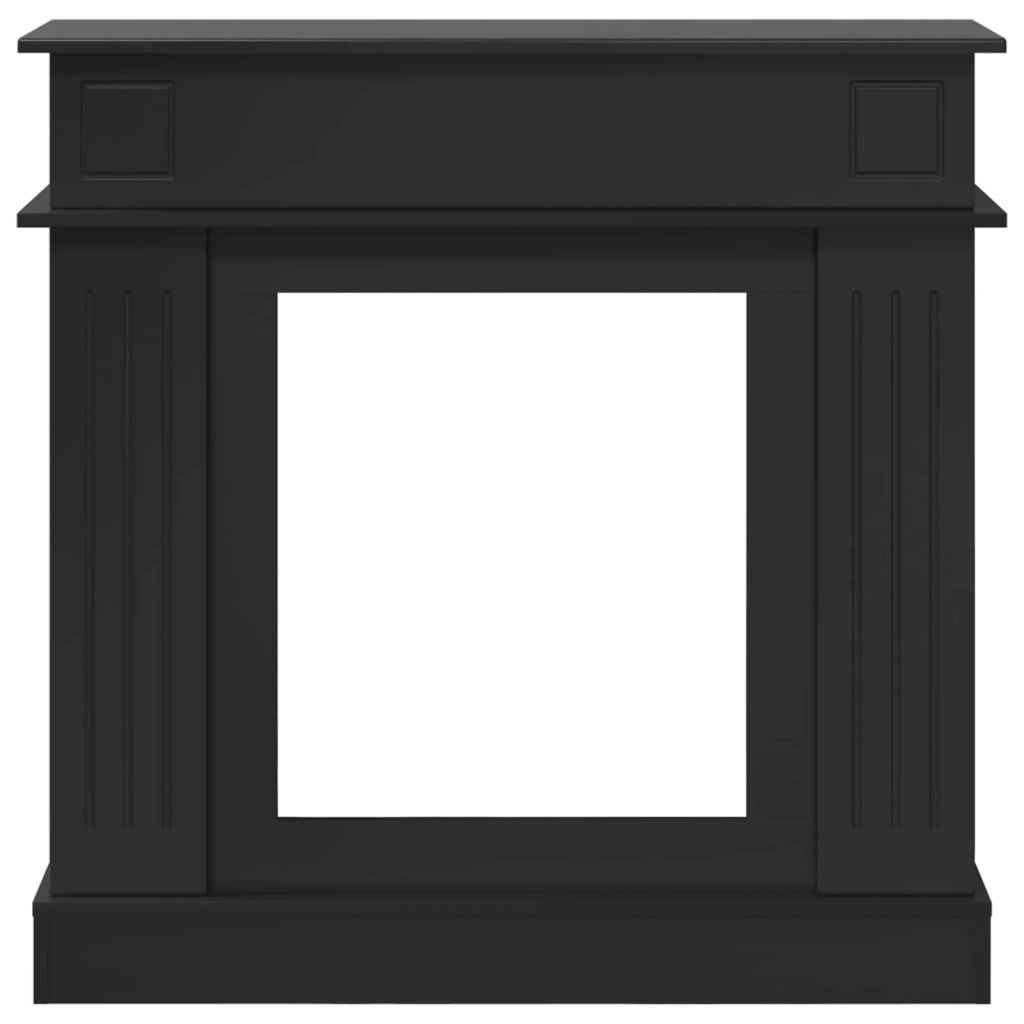 Cornice per camino Nero 102 x 26 x 100 cm Legno ingegnerizzato 8006643