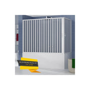 Sopra vasca in pvc bianco doppio scorrevole h150, misura 70x140