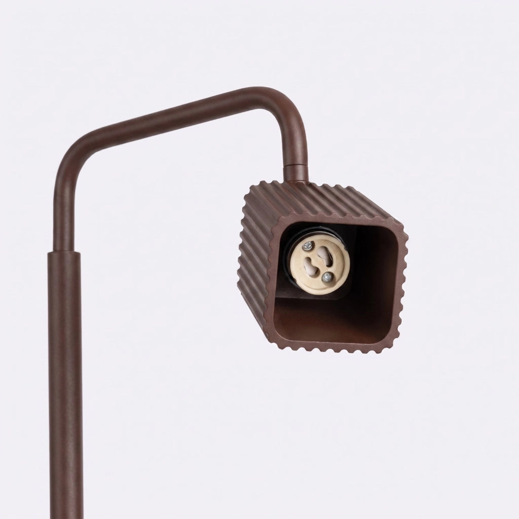 Lampada da terra RAYO 1 marrone