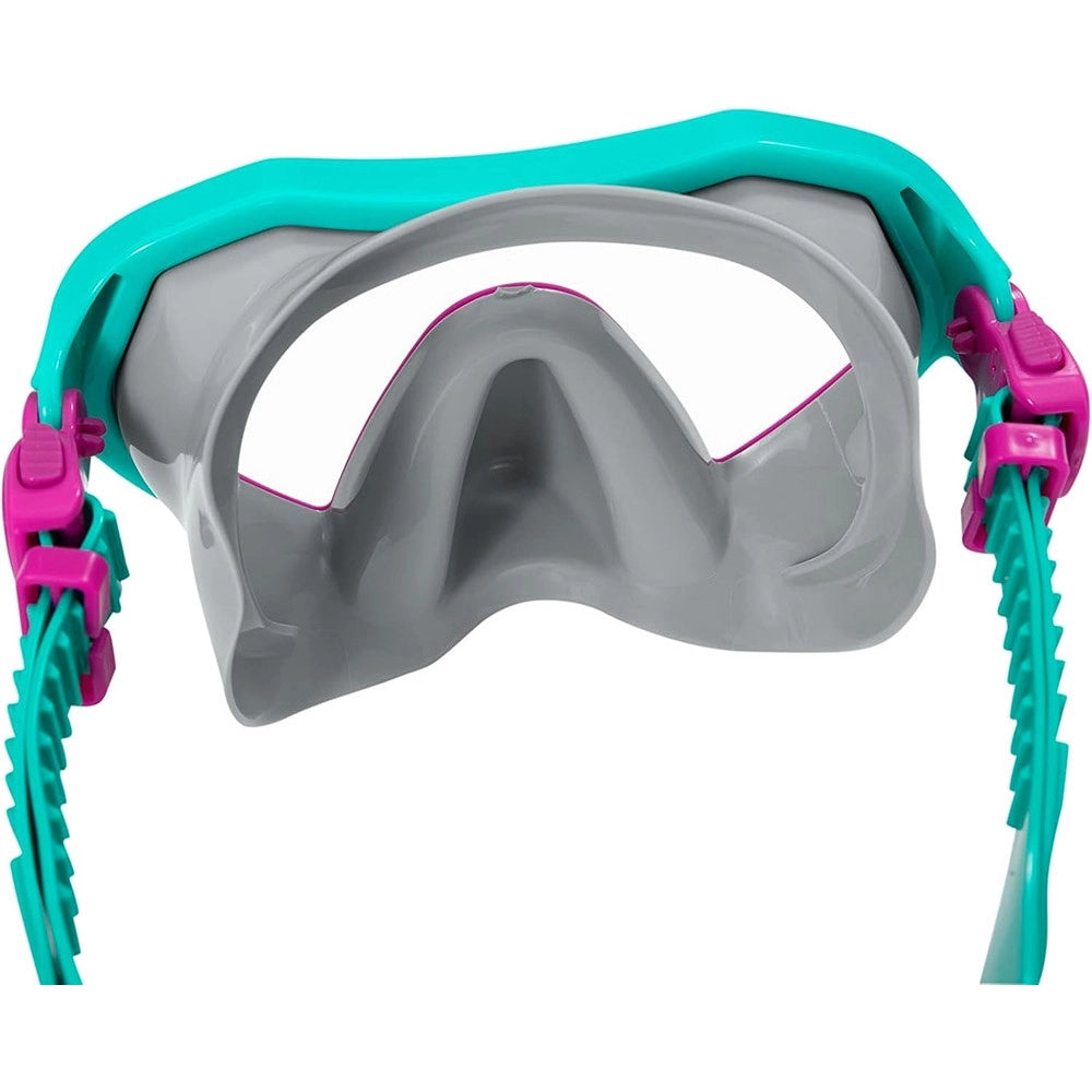 Trade Shop - Set Maschera Per Snorkeling Con Boccaglio Per Bambini 7-14 Anni Colori Ass 24025 -