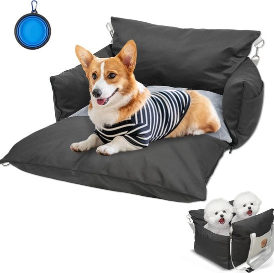 Hondenmand Auto con Cintura - Autostoletto per Cani - Autostoletto per Cane - Stoletto Auto per Cane - Stoletto per Cane Auto - Con Cinturazione