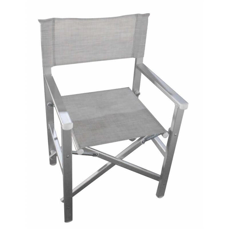 SEDIA DA REGISTA SIENA IN TEXTILENE COLORE GRIGIO
