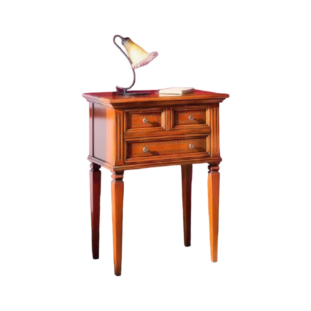 Porta telefono classico in legno 3 cassetti finitura bassano l.60 p.37 h.80 - Mobili 2G