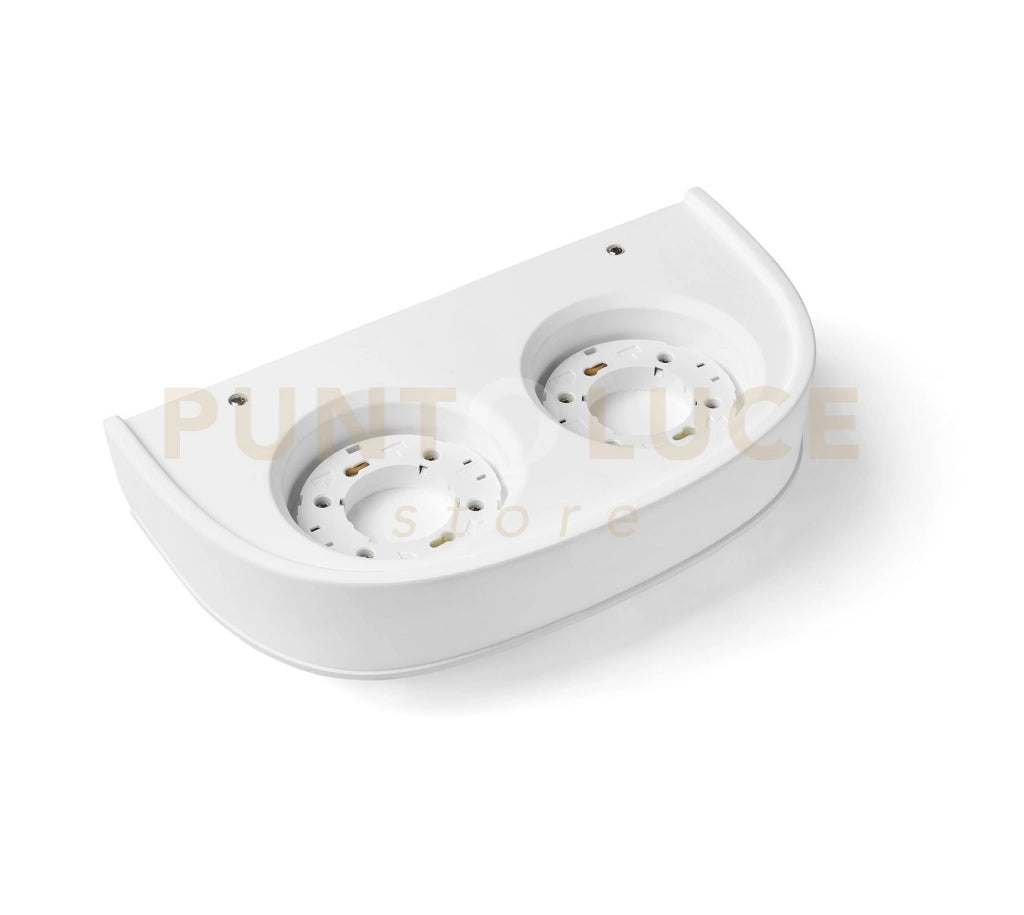 ELLADE Applique a parete 2 luci attacco GX53 Bianco
